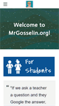 Mobile Screenshot of mrgosselin.org